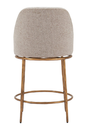   Beige Swivel Counter Stool | Oroa.com
