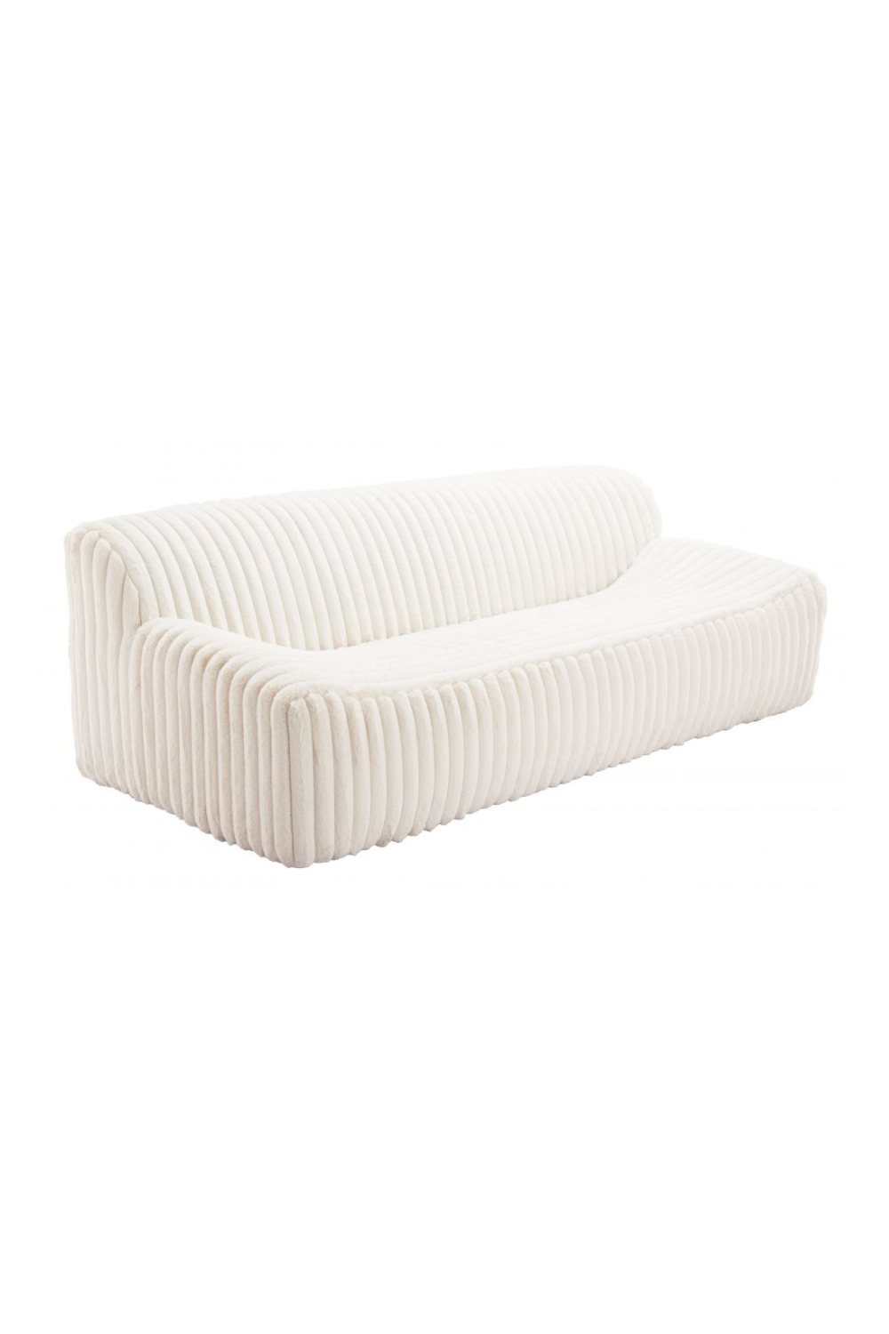   Cream Fur Sofa | Oroa.com