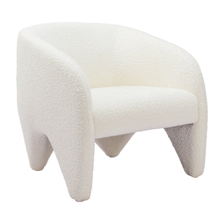   White Shearling Accent Chair | Oroa.com