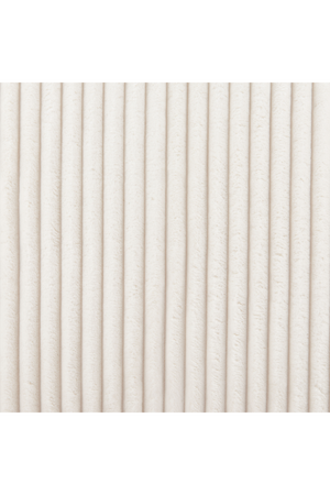   White Ribcord Accent Chair | Oroa.com
