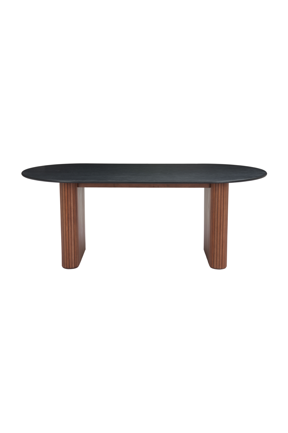   Black Wooden Top Dining Table | Oroa.com