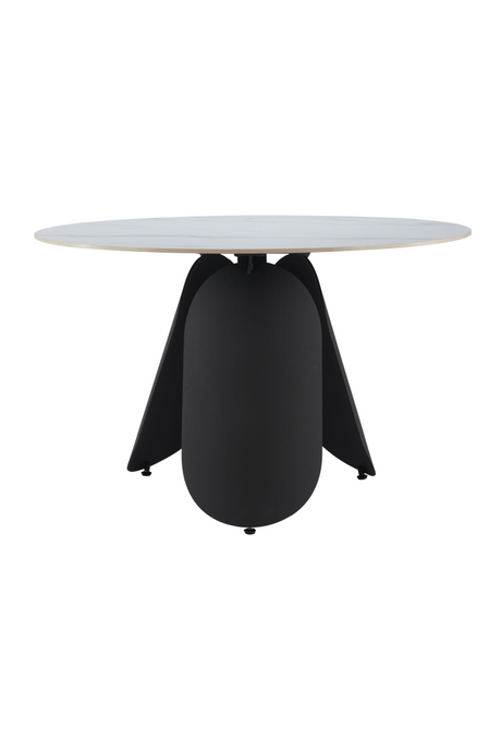   White Sintered Stone Dining Table | Oroa.com