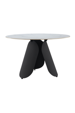   White Sintered Stone Dining Table | Oroa.com