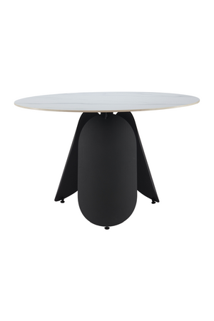   White Sintered Stone Dining Table | Oroa.com