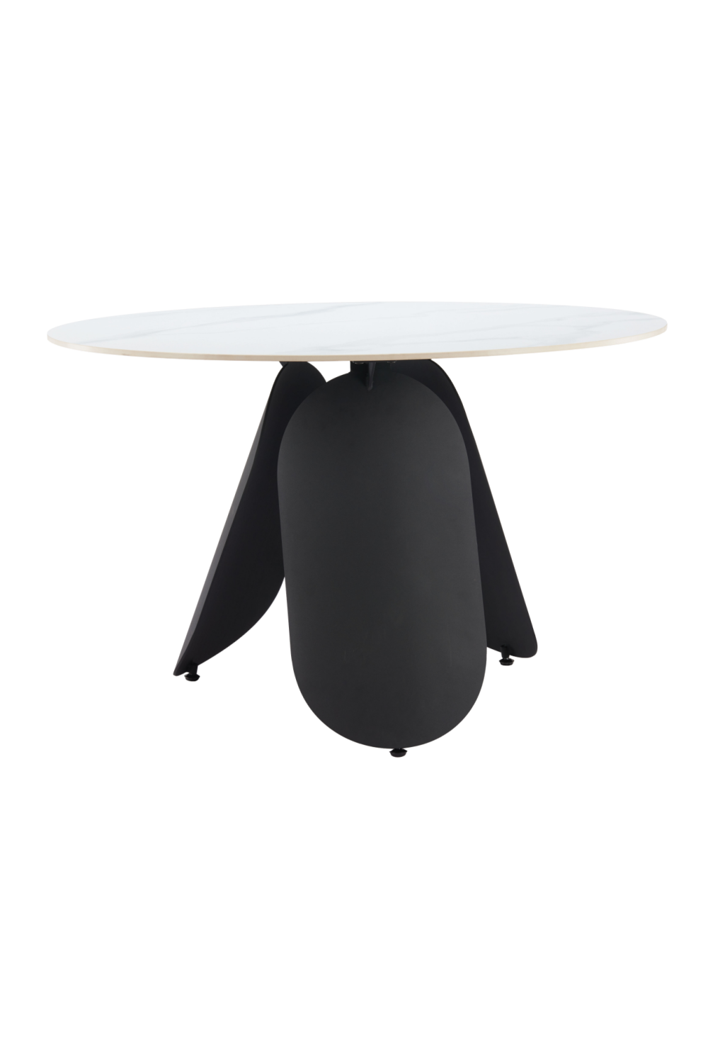   White Sintered Stone Dining Table | Oroa.com