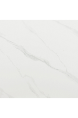   White Sintered Stone Dining Table | Oroa.com