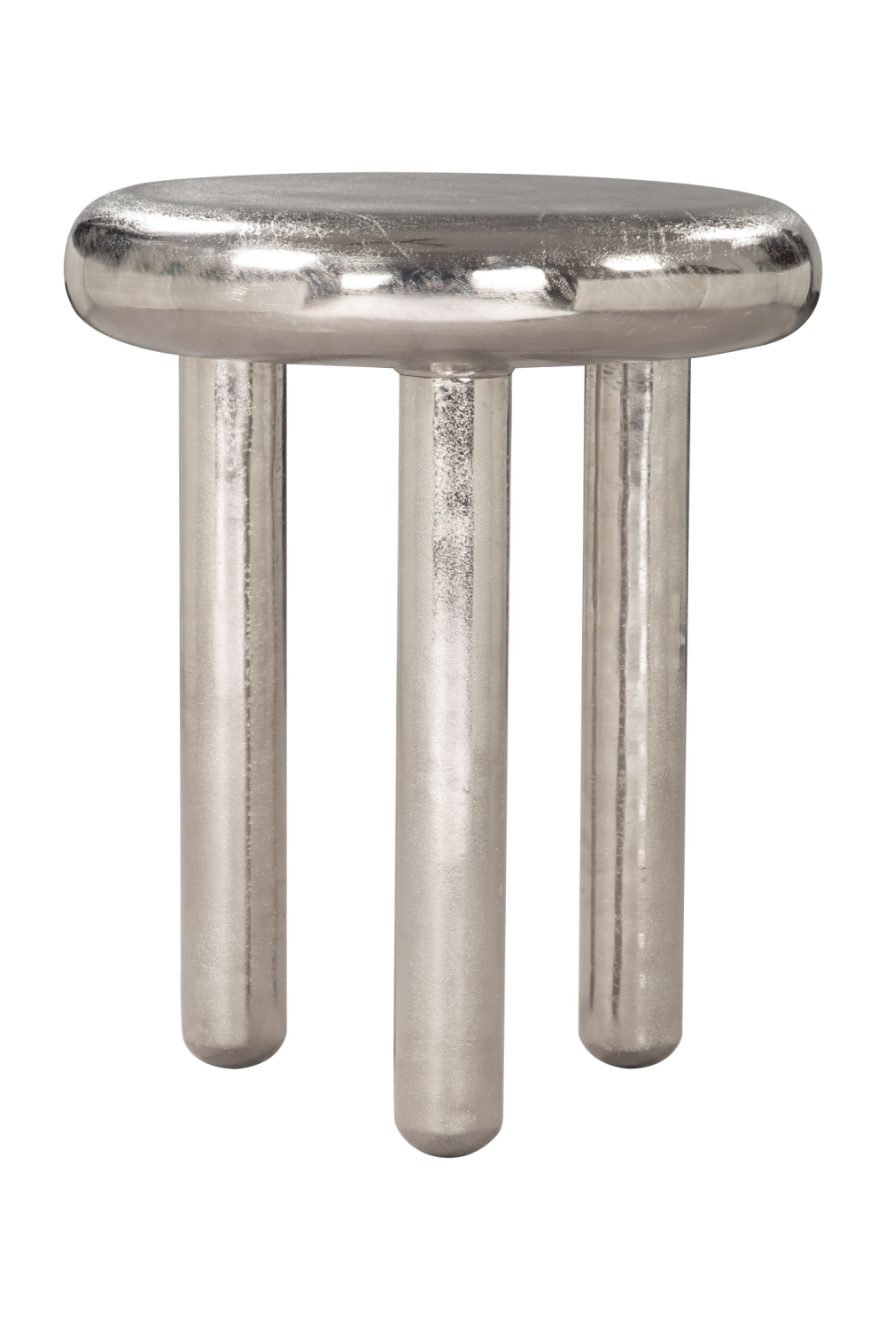   Silver Round Side Table | Oroa.com