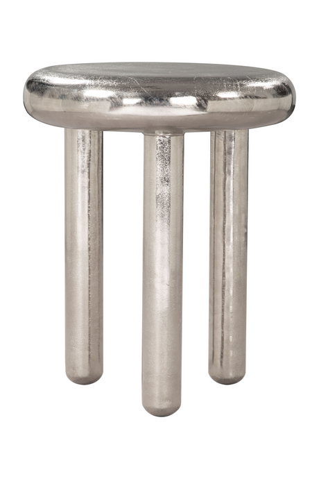   Silver Round Side Table | Oroa.com