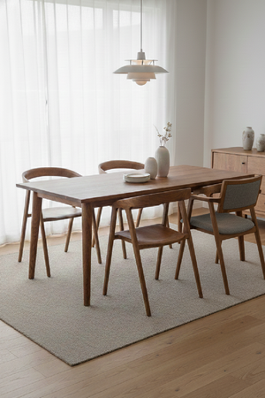   Rubberwood Framed Dining Chairs (2) | Oroa.com