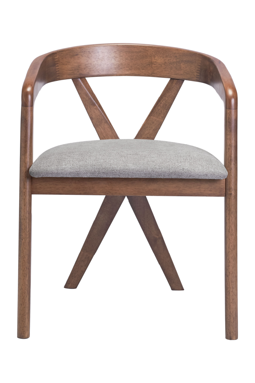   Gray Linen Seat Dining Chair | Oroa.com