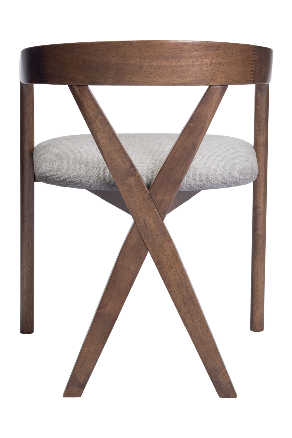   Gray Linen Seat Dining Chair | Oroa.com