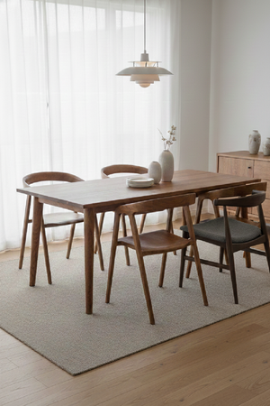   Gray Linen Seat Dining Chair | Oroa.com