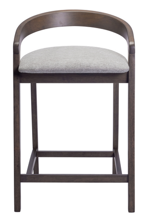   Gray Padded Seat Counter Stools (2) | Oroa.com