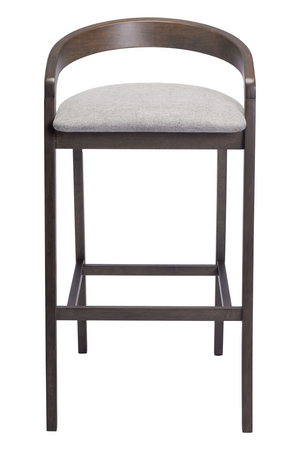   Gray Padded Seat Bar Stools (2) | Oroa.com