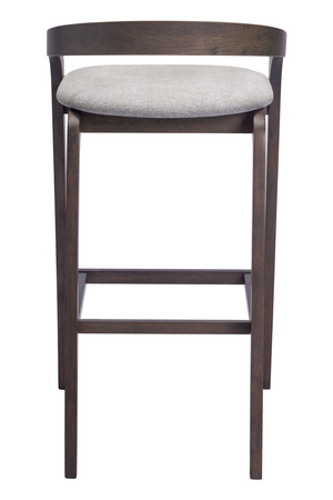   Gray Padded Seat Bar Stools (2) | Oroa.com