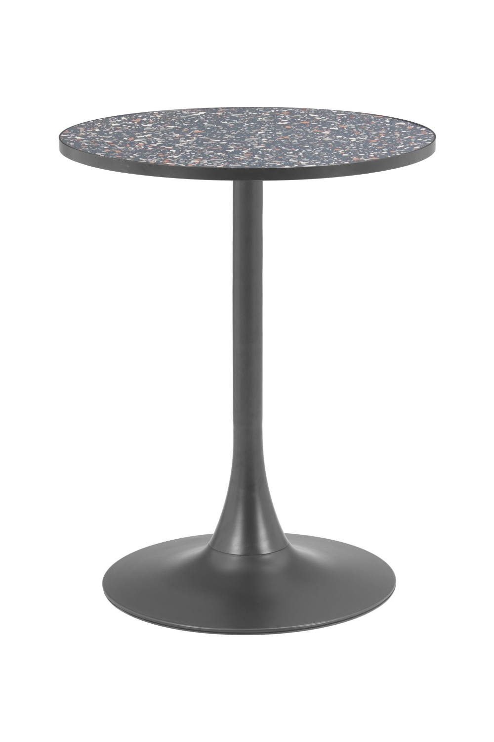   Black Terrazzo Bistro Table | Oroa.com