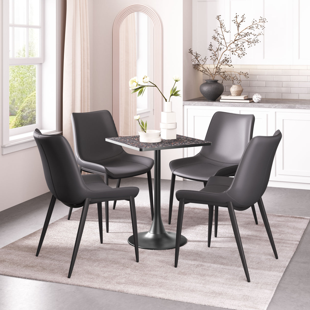   Square Terrazzo Bistro Table | Oroa.com