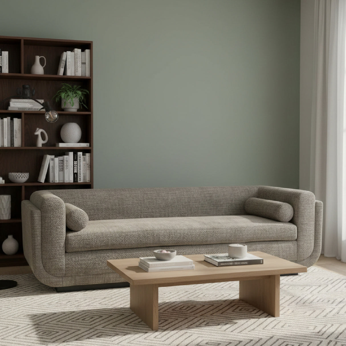   Green Tweed Sofa | Oroa.com