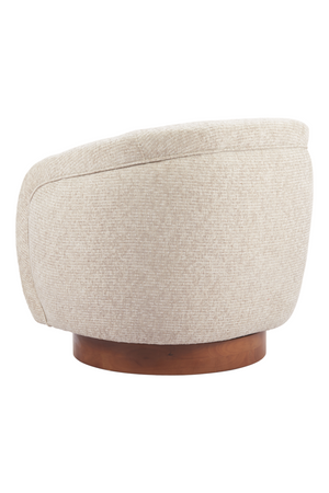   Beige Swivel Lounge Chair | Oroa.com