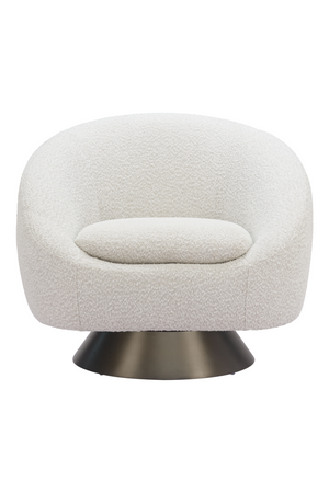   Bronze Base Gray Swivel Chair | Oroa.com