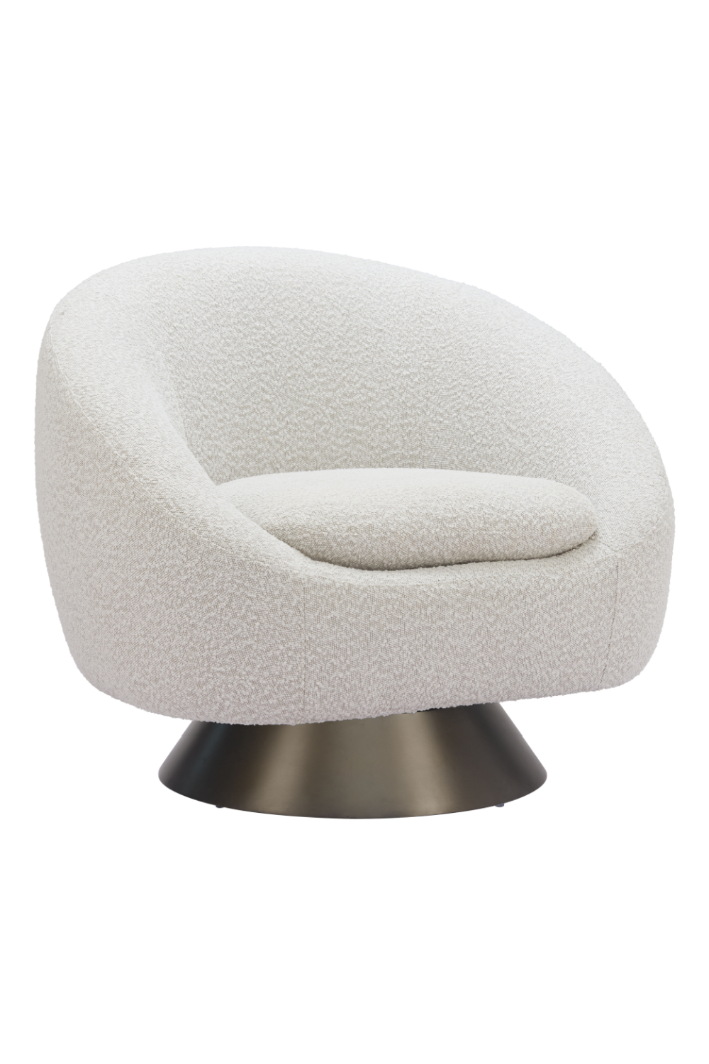   Bronze Base Gray Swivel Chair | Oroa.com