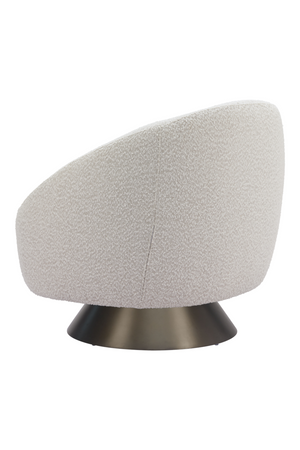   Bronze Base Gray Swivel Chair | Oroa.com