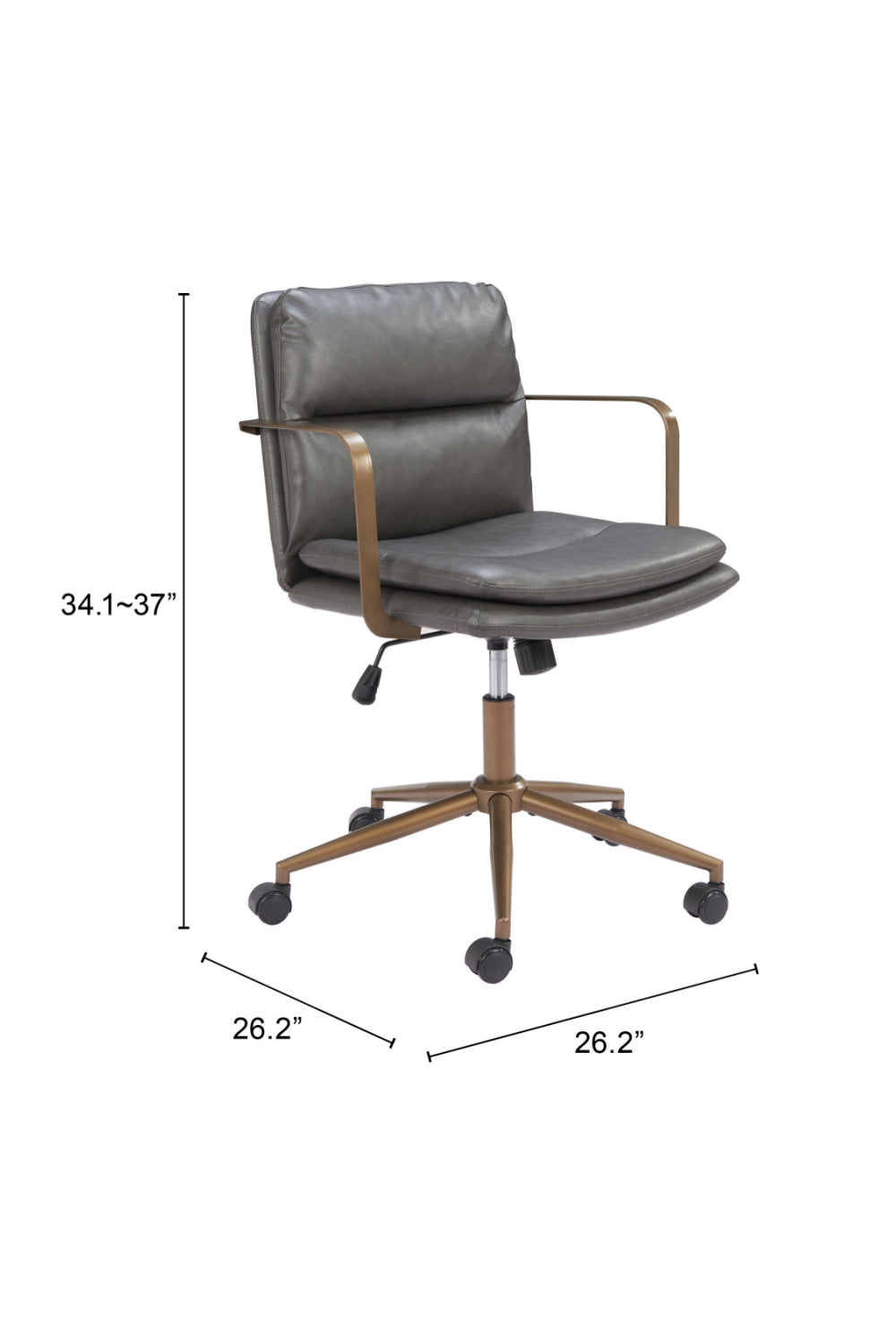  Vinyl Upholstered Office Chair | Oroa.com