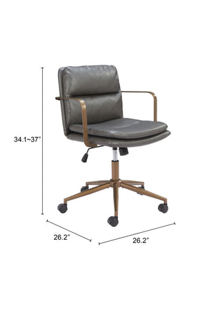   Vinyl Upholstered Office Chair | Oroa.com