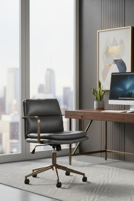   Vinyl Upholstered Office Chair | Oroa.com
