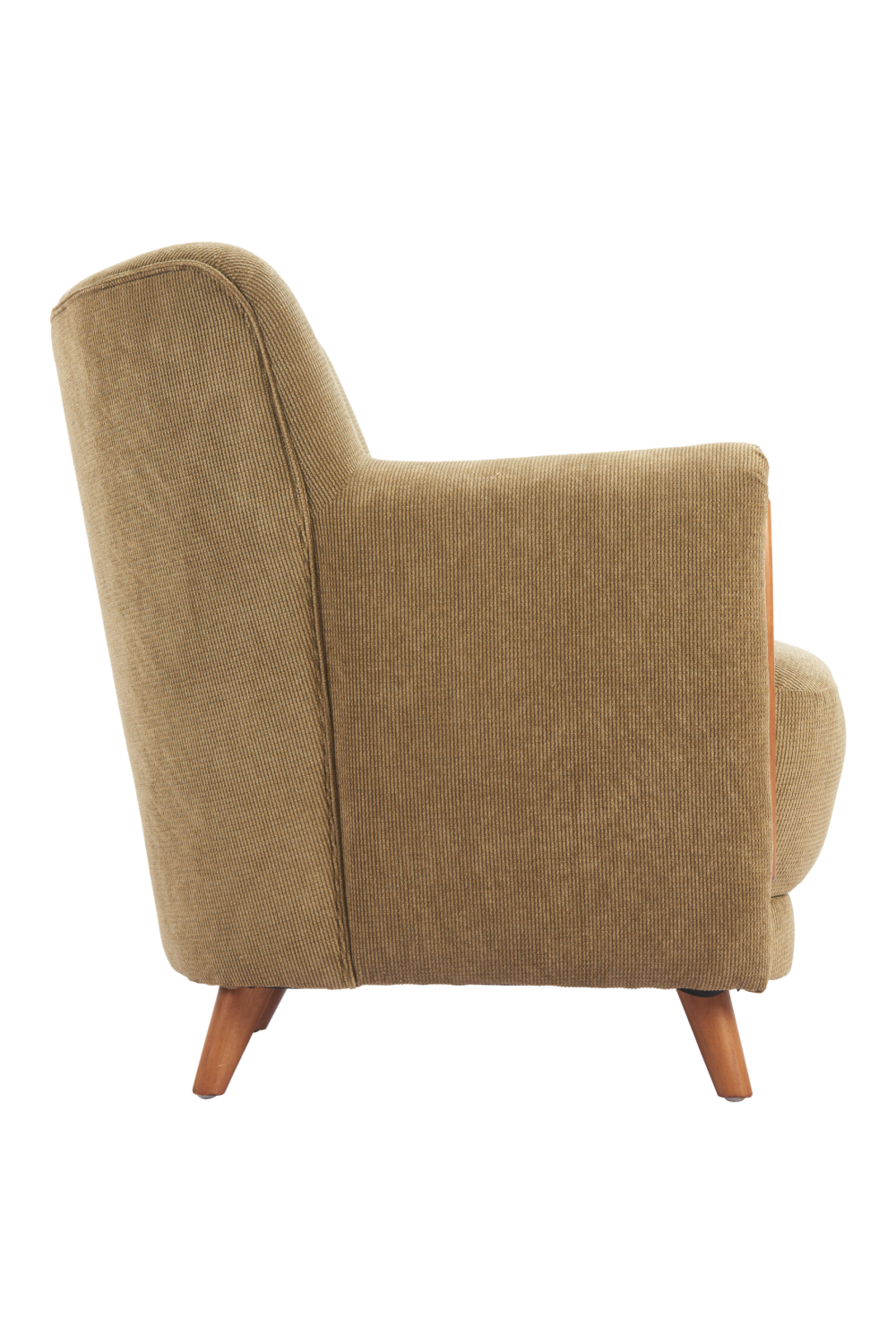   Green Corduroy Lounge Chair | Oroa.com