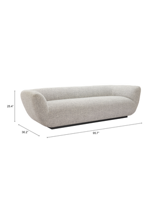   Gray Contemporary Sofa | Oroa.com