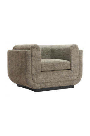   Green Tweed Accent Chair | Oroa.com