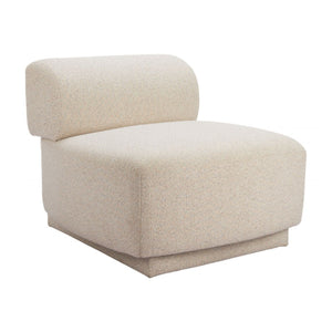   Beige Minimalist Accent Chair | Oroa.com