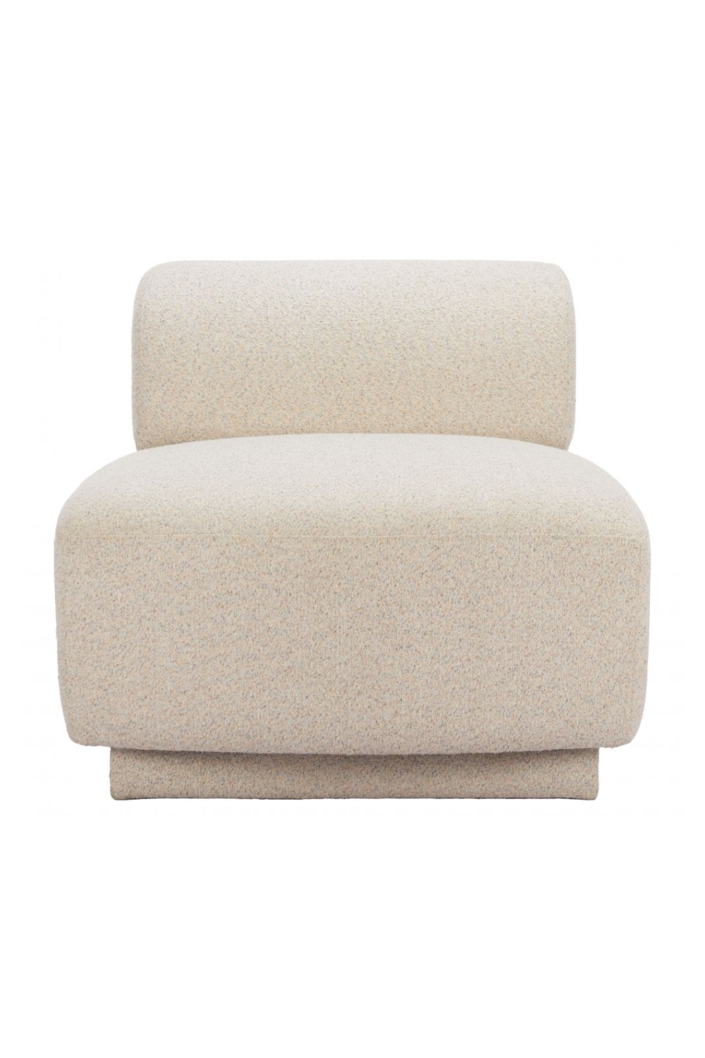   Beige Minimalist Accent Chair | Oroa.com