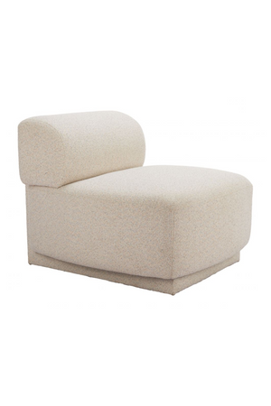   Beige Minimalist Accent Chair | Oroa.com