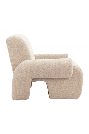   Beige Contemporary Accent Chair | Oroa.com