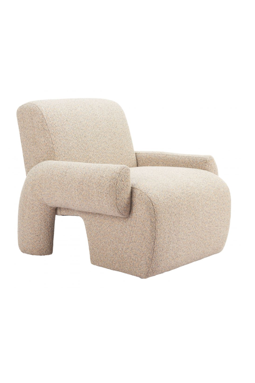   Beige Contemporary Accent Chair | Oroa.com