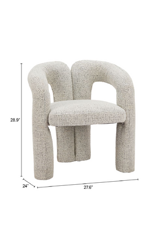   Gray Contemporary Dining Chair | Oroa.com