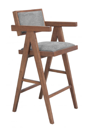   Rubberwood Framed Bar Stools (2) | Oroa.com