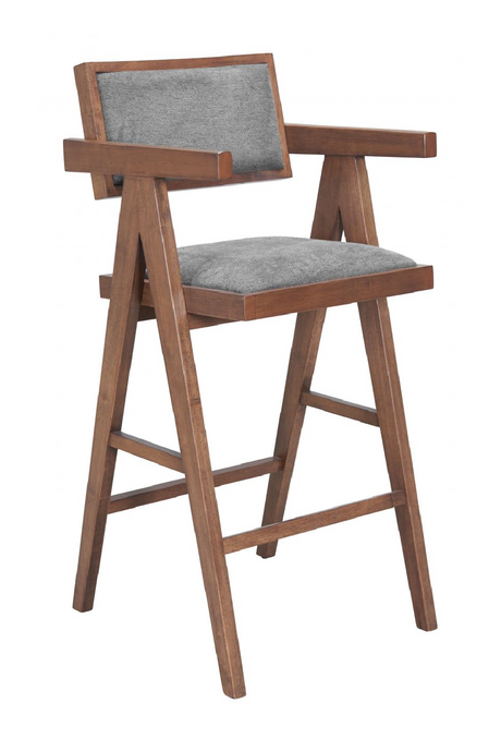   Rubberwood Framed Bar Stools (2) | Oroa.com