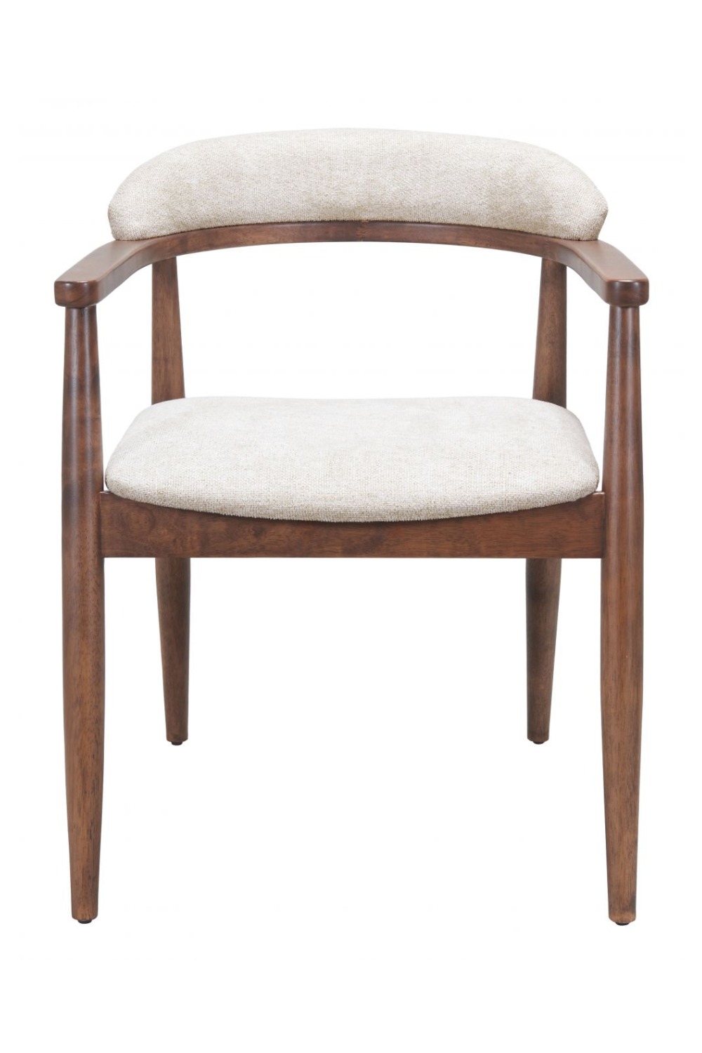   Wood Framed Beige Dining Chair | Oroa.com