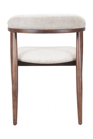   Wood Framed Beige Dining Chair | Oroa.com