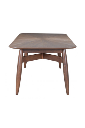   Brown Rubberwood Dining Table | Oroa.com