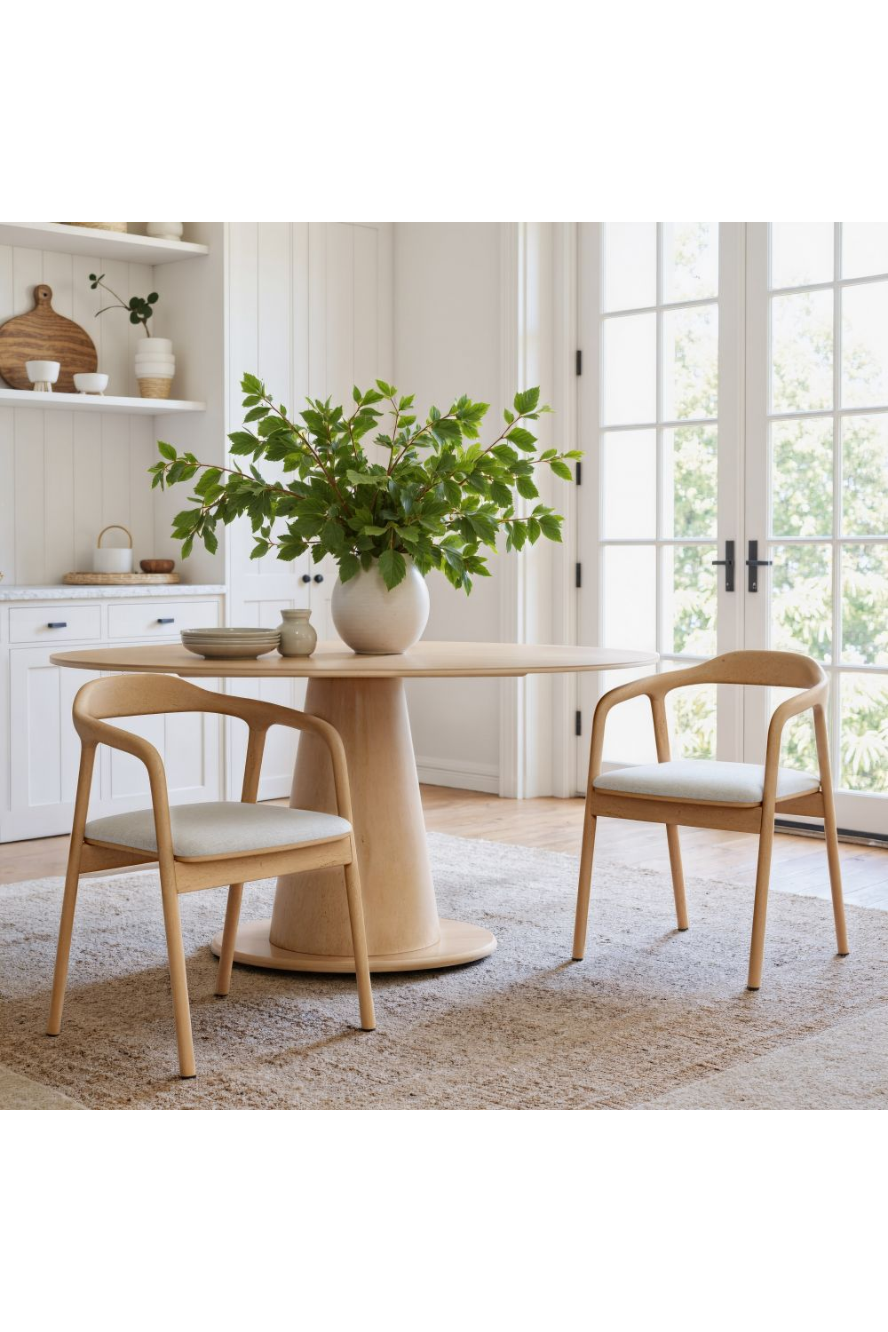   Beige Seat Dining Chair | Oroa.com
