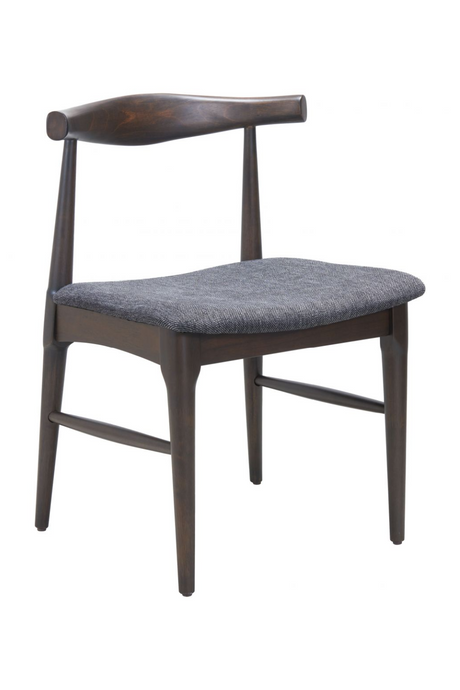   Dark Wooden Dining Chairs (2) | Oroa.com