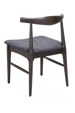   Dark Wooden Dining Chairs (2) | Oroa.com
