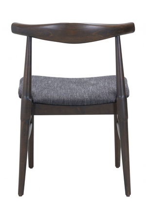   Dark Wooden Dining Chairs (2) | Oroa.com