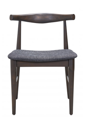   Dark Wooden Dining Chairs (2) | Oroa.com