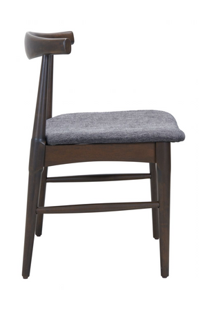  Dark Wooden Dining Chairs (2) | Oroa.com