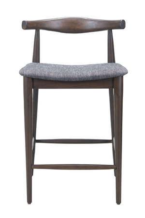   Dark Wooden Counter Stools (2) | Oroa.com